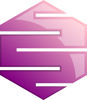 Abstract hexagon line logo illustration in trendy and minimal style png