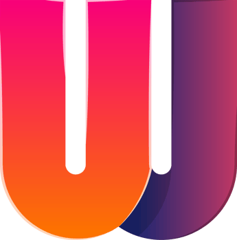 Abstract letter W logo illustration in trendy and minimal style png