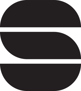 Abstract letter S logo illustration in trendy and minimal style png