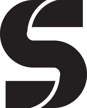 Abstract letter S logo illustration in trendy and minimal style png