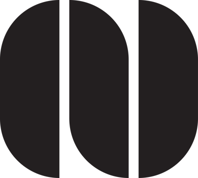 Abstract letter N logo illustration in trendy and minimal style png