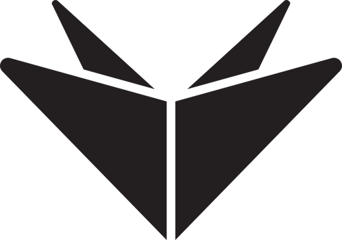 Abstract letter V logo illustration in trendy and minimal style png
