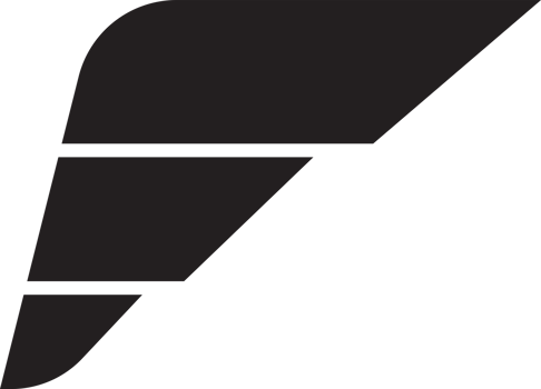 Abstract wing logo illustration in trendy and minimal style png