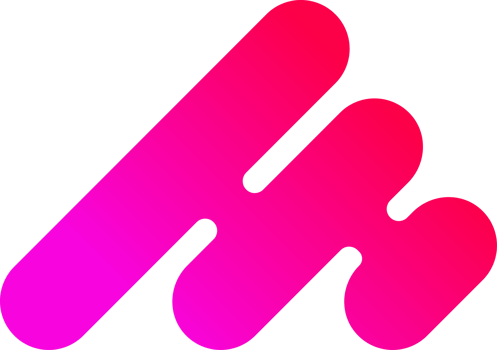 Abstract mountain logo illustration in trendy and minimal style png