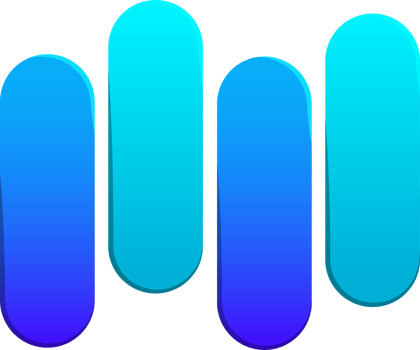 Abstract wave and line logo illustration in trendy and minimal style png