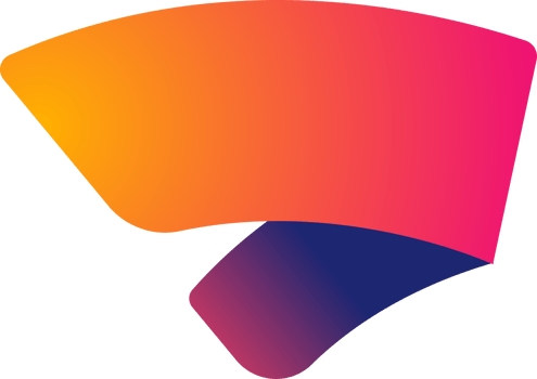 Abstract wing logo illustration in trendy and minimal style png