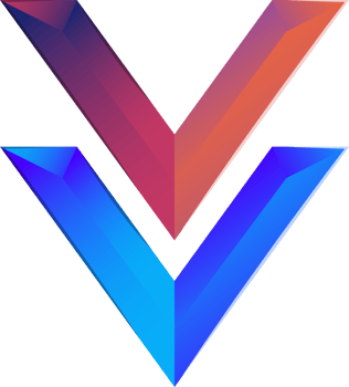 Abstract folding logo illustration in trendy and minimal style png