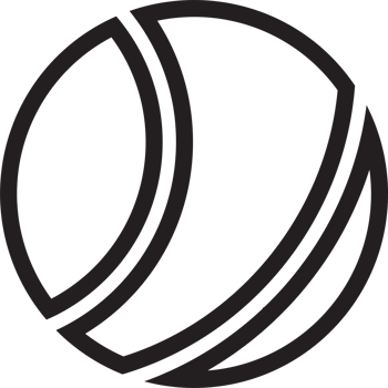 Abstract overlapping circle logo illustration in trendy and minimal style png