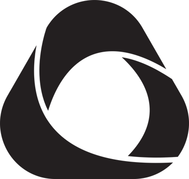 Abstract triangle and circle logo in trendy and minimal style png