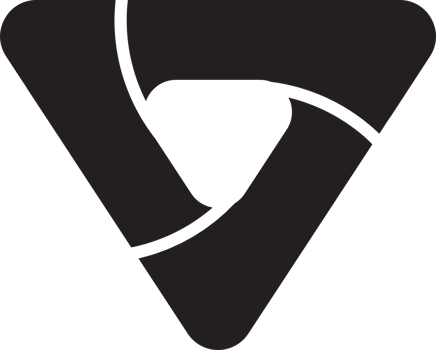 Abstract triangle logo in trendy and minimal style png