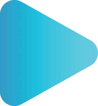 Abstract play button logo illustration in trendy and minimal style vector