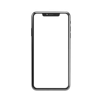 Smartphone mockup isolated realistic png