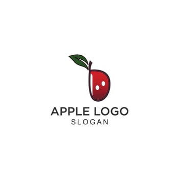 Apple logo icon design vector