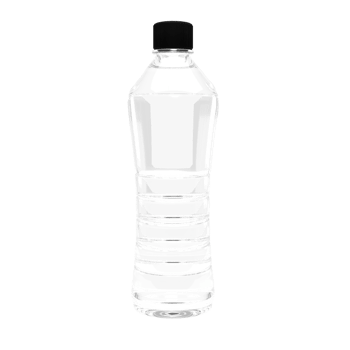 Water bottle slim transparent png