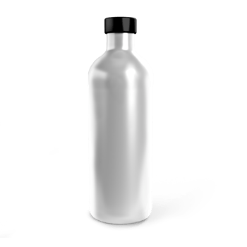stainless bottle isolated mockup png