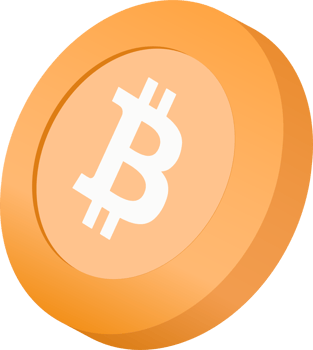 Bitcoin cryptocurrency 3d  illustration. png