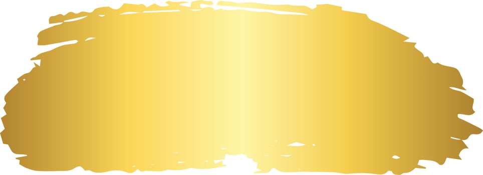 Gold Brush Stroke Design Element vector