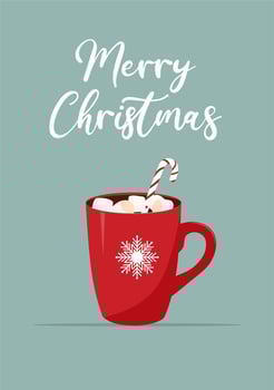 Christmas Hot Chocolate vector