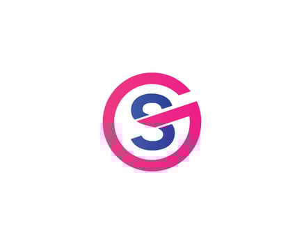 GS SG Logo design vector template