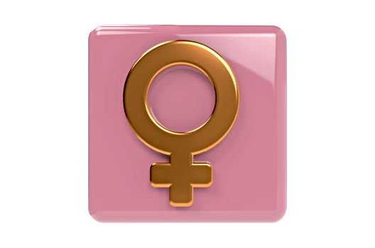 Male, female sex sign. Gender symbols illustration. 3D rendering. 3D Gender Symbols png