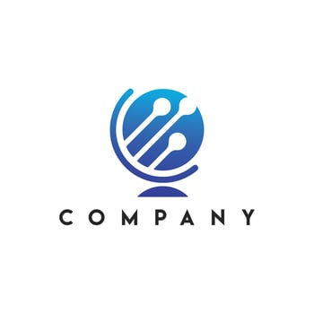 World Technologies Logo template Vector illustration