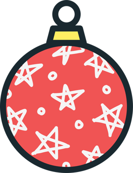 Christmas ball design png