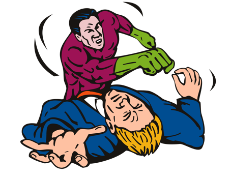 cartoon super hero running punching png