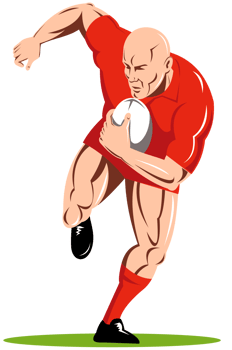 rugby player running with the ball png