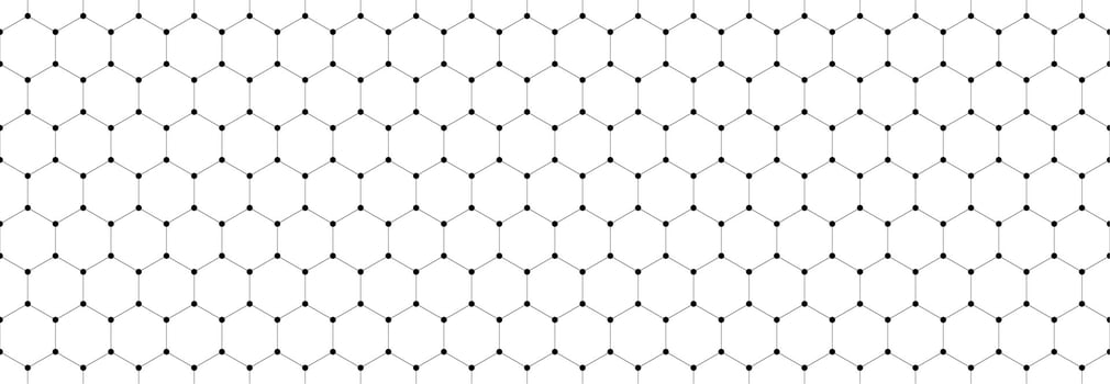 dot honeycomb seamless pattern vector