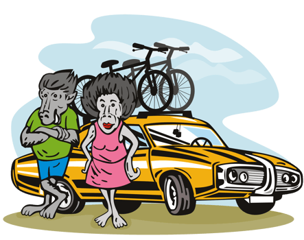 Baboon Couple Isolated Background png