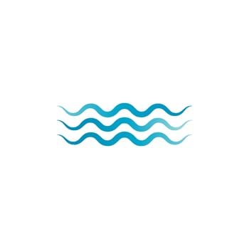 Water wave icon vector design
