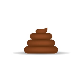 Poo vector icon illustration design