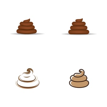 Poo vector icon illustration design