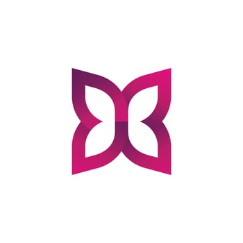 Beauty Butterfly icon design vector