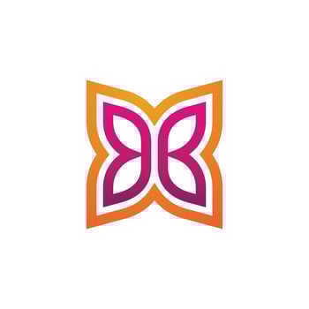 Beauty Butterfly icon design vector