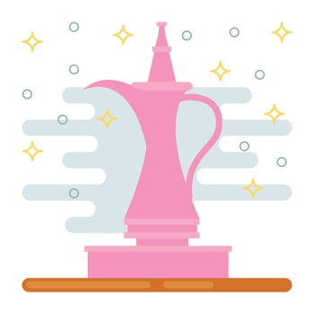 Trendy Giant Sculpture vector
