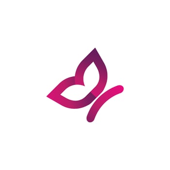 Beauty Butterfly icon design vector