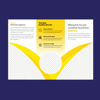 Trifold Brochure Template vector
