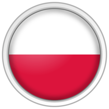 Poland circle flag png