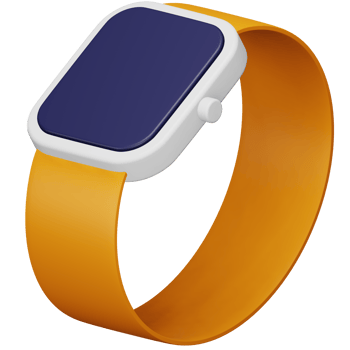 Smart watch 3d rendering isometric icon. png