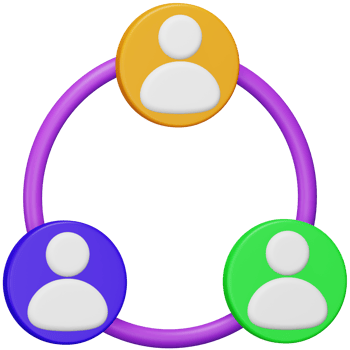 Group chat 3d rendering isometric icon. png
