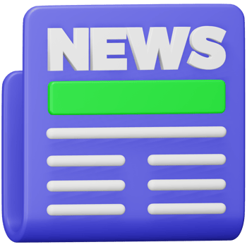 Newspaper 3d rendering isometric icon. png