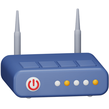 Router 3d rendering isometric icon. png