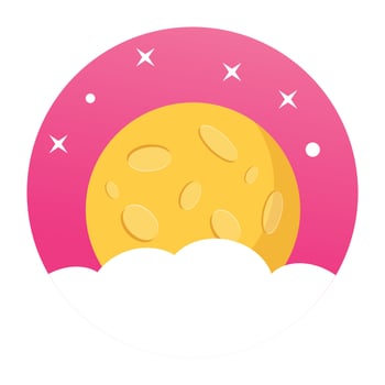 Trendy Planet Concepts vector