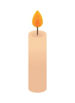 candle light icon vector