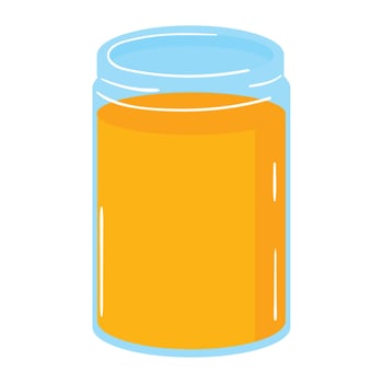 juice glass beverage vector