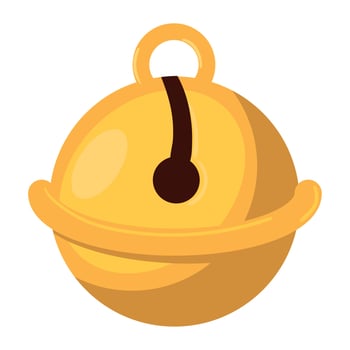 christmas jingle bell vector