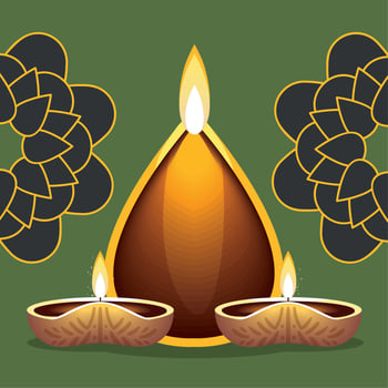 Diwali culture hindu vector