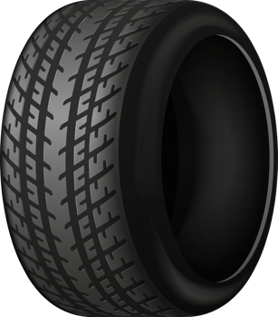 Black car wheel. png