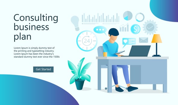 Illustration of discussing with business partners via smartphone Suitable for landing page, flyers, Infographics, And Other Graphic Related Assets-vector vector